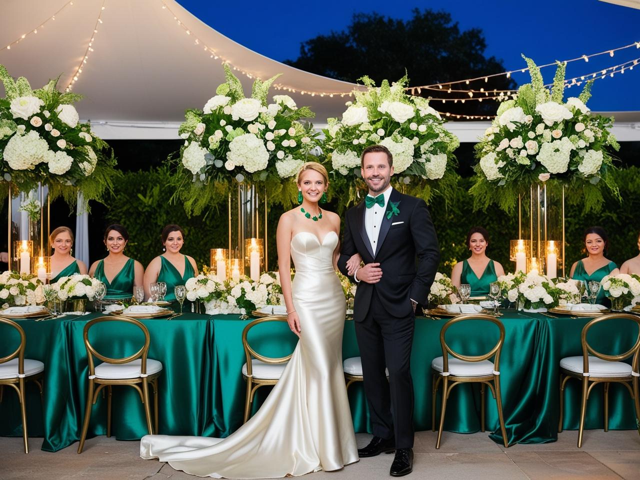 Why Emerald Green is the Perfect Wedding Color and How to Style It Beautifully