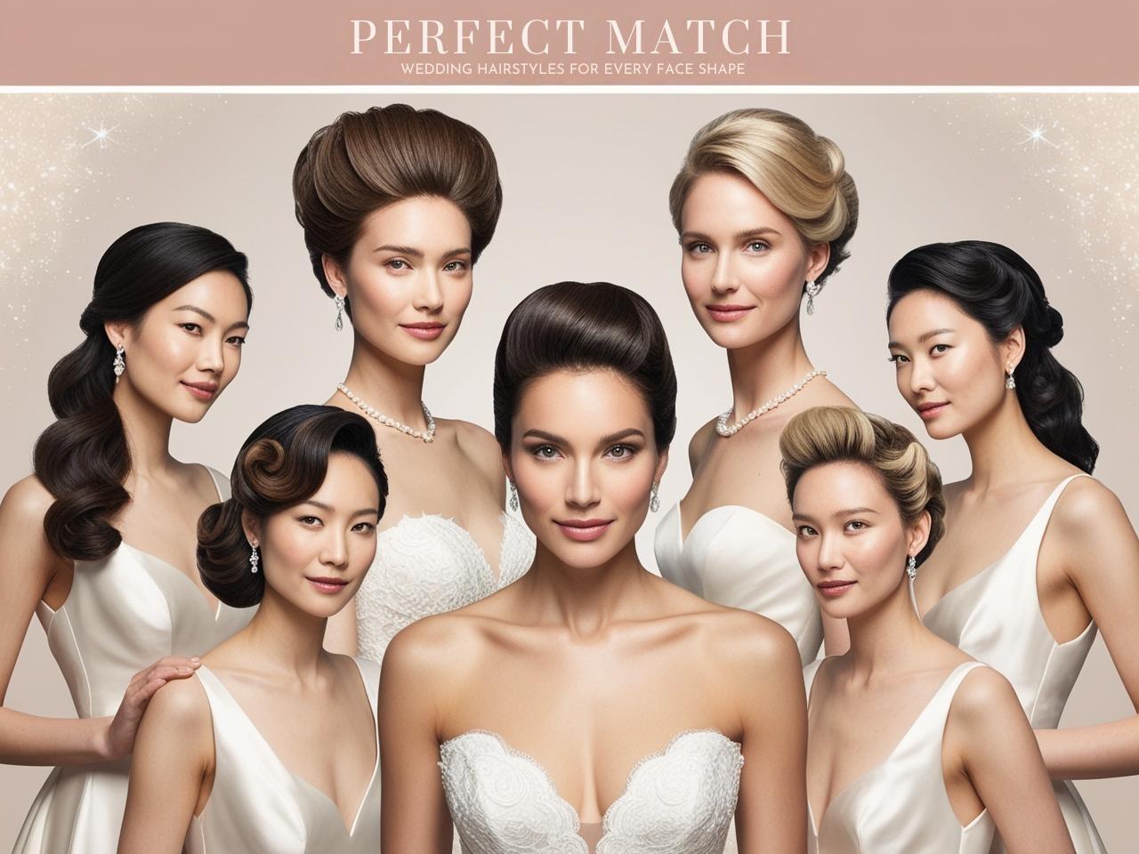 Wedding Hairstyles for Every Face Shape